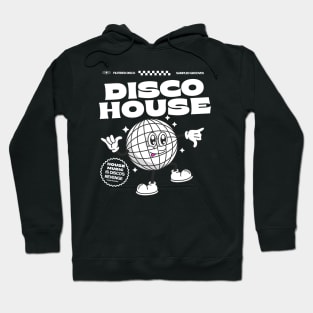 DISCO HOUSE  - Disco Ballin (White) Hoodie